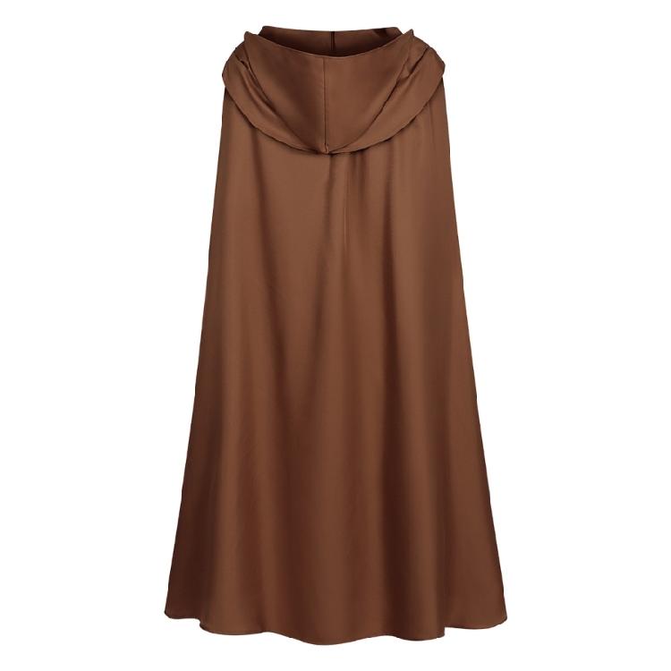 Renaissances Cloak Halloween Medieval Costume Cosplay Hooded Cape for Kids Adult Thin Cape Cloak Gifts