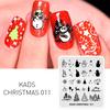 KADS Christmas Nail Art Stamping Plates Manicure Stamp Template Image Nails Art Stamp Print Stencils