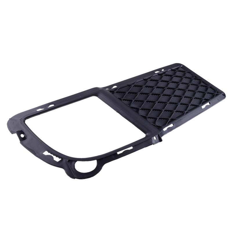 Car Front Left Fog Light Cover Trim Bezel Frame Fit for Kia Forte Sedan 2010 2011 2012 2013 KI1038107 865631M010 Black Plastic