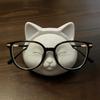 Roztomilý držák na brýle ve tvaru kočky Stojan Pryskyřice Mini stojánek na brýle Stojan na sluneční brýle pro sváteční dárek