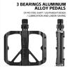 WEST BIKING YP0802126 1 Pair Bike Pedals Triple Bearing Aluminum Alloy MTB Bicycle Foot Pedals