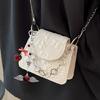 Fashion Bowknot Keychain Multifuntional Heart Charm Key Holder Elegant Bag Pendant Suitable for Keys Bags and Phone