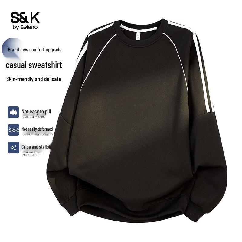 

Baleno S&K Men s Long Sleeve Pullover Sweatshirt 2XL