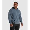 Gymshark Bluza z kapturem Heritage Washed Titanium Blue A4a7j Ucms
