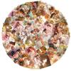 50 Transparent Mother's Day Floral Sticker Packs, Waterproof Transparent PET Journal Material for Guitar Notebook Decoration