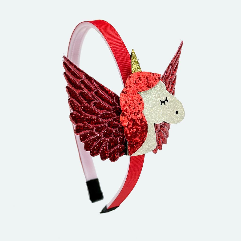 Fashion Unicorn Headbands for Girls Cute Wing Sequin Unicorn Hairbands Kids Hairhoops Children Kids Girls Party Hair Accessories