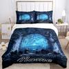 Custom Textile Golden Bedding 3 Piece Set HD Print Duvet Cover Pillowcases for Teens Adult Bedroom Decoration