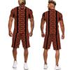 Luxury Vintage Stripe 3D Print Men's Tee/Shorts/Set Summer Casual T-Shirts Jogging Suit Fashion Male Outfits Streetwear Clothing