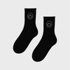 [3 pairs 1SET] SMILE MIDDLE SOCKS_BLACK