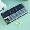 Wöchentliche Pillendosen 2 Mal 1 Tag Tragbare Reisebox 7 Tage Organizer 14 Fächer Pillenbehälter Aufbewahrung Tabletten Vitamine Fischöle