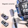 Metal Magnetic Converters for Imoo Z6A/Z6S/Z7 Childrens Smartwatch Devices USB C Charging Adapters Connection Portable Charger