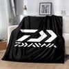 Fishing D-Daiwa printed throw blanket—lightweight,soft,warm;versatile blanket for all seasons—perfect as &air-conditioning throw,nap blanket