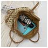 Versatile Hollow Straw Bag Women's New Summer Shoulder Handwoven Bag Vacation Beach Bag Versatile Women's Bag