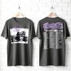 T-shirt da uomo Aerosmith Pump American Tour 1990 Merch Concerto Rock Band