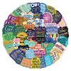 52Pcs Inspirational English Quote Stickers Motivational Decor Decals For Handbooks Laptop Skins Phone Cases Sticker Story Store