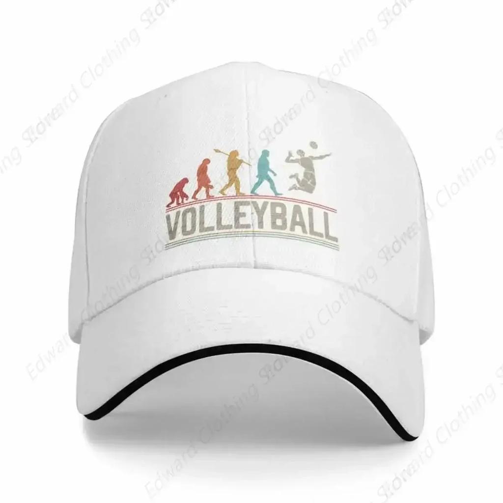 New Volleyball Evolution of Man Funny Volleyball Player Vintage Baseball Cap Kids Hat Sports Caps Hats Woman Men's