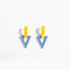 Korean Geometric Triangle Stud Earrings: Fashionable, Simple, and Trendy for Women