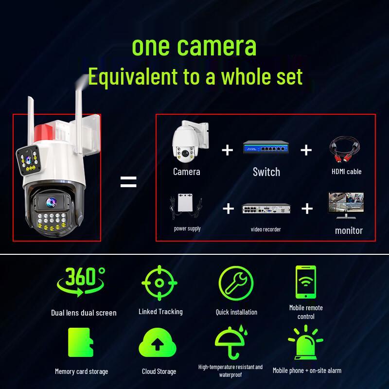 Rayvision Wireless PTZ Outdoor Security Camera CN plug (adapter included)