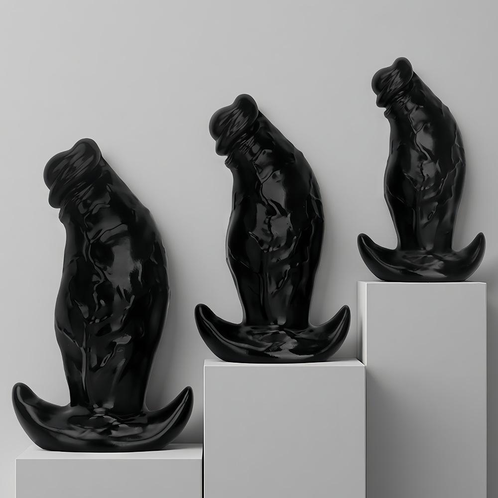 Duże Miękkie Dildo PVC Fisting Smocza Głowa Korek do Pupy Masturbator Dilator Analny Zabawka Seksualna dla Dorosłych Duży Dildo Strap-on Penis