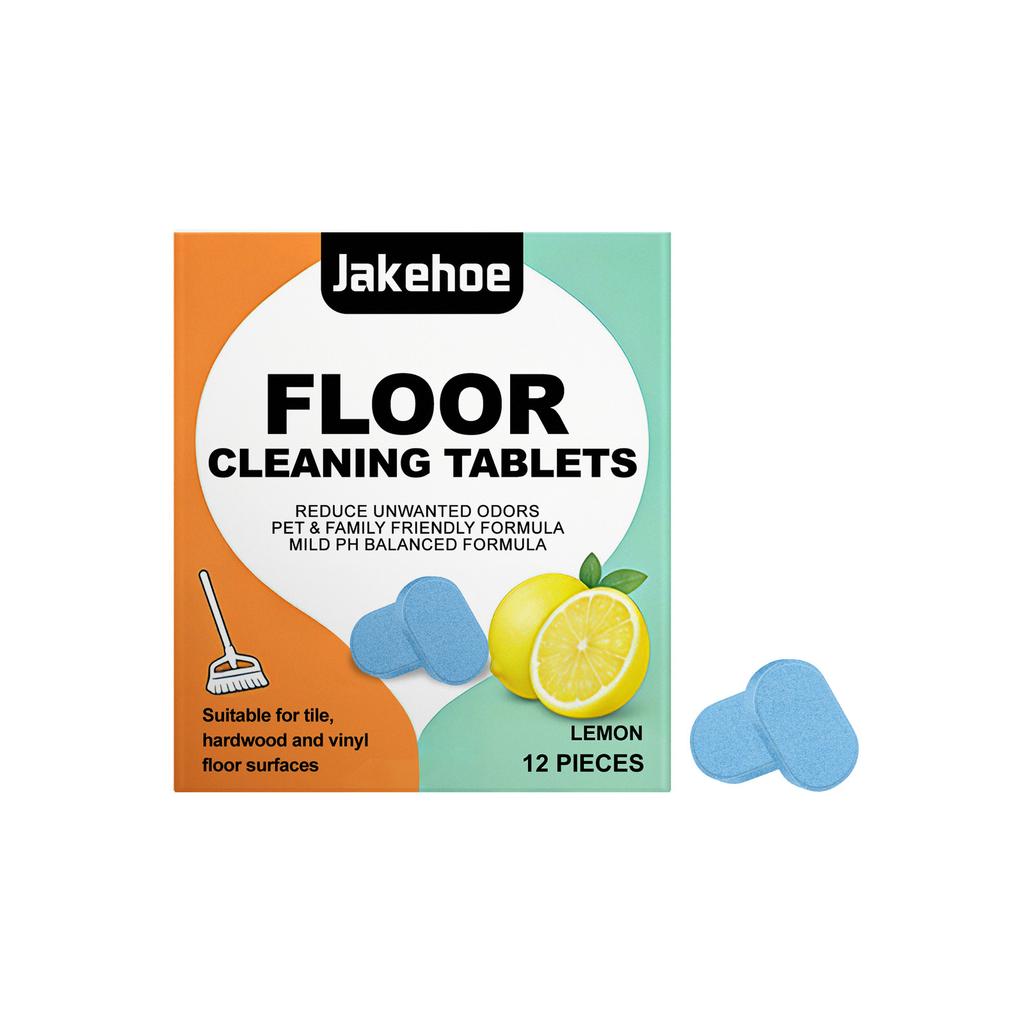 Floor Cleaning Tablet Removing Floor Stains Eliminate Odors Polishing Restore Shine Freshing Lemon Fragrant Daily Floor Cleaner