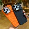 Cooling Mesh Camera Mount Case For 17 15 14 13 12 16 Pro Max Plus For Magsafe Charge Shockproof Heat Dissipation Cover