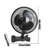 Swivelling Grow Tent Clip Fan Powerful Oscillating Ventilation for Hydroponics Circulation Cooling For Hydroponics Greenhouses