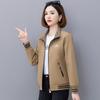 Women's Spring & Autumn 2025 Stylish Stand Collar Double-Sided Cardigan Coat for Middle-Aged Mothers