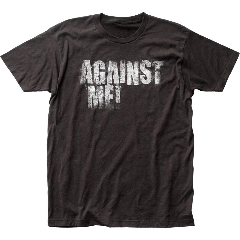 

Against Me! Logo Mens T Shirt Rock N Roll Music Classic Axl Rose Tee New Black 4XL