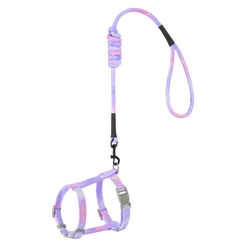 Wings Cat Rope I-shaped Cat Leash, Anti-break Free Walking Cat Rope Gradual Change Pet Leash Cat Supplies