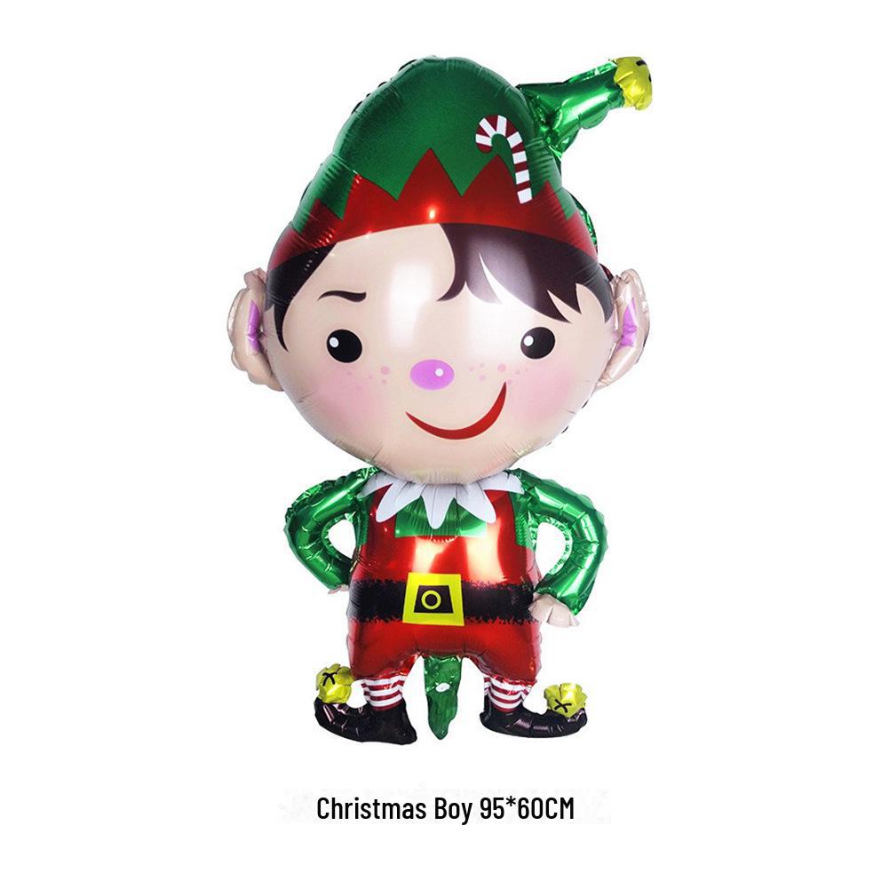 Christmas Tree Snowflake Aluminum Film Balloons for Party Decoration