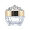 1pcs Luxury Diamond 50g Glass Face Cream Jar With Lid Acrylic Cosmetic Jar Container For Cream Lotion Jars Travel Lotion Bottle