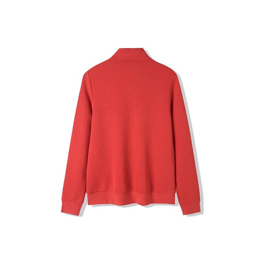 Anta Outdoor Series Letter And Chinese Character Zipper Stand Collar Long Sleeve Jacket Women Jacket Classic-Red 162146713-2