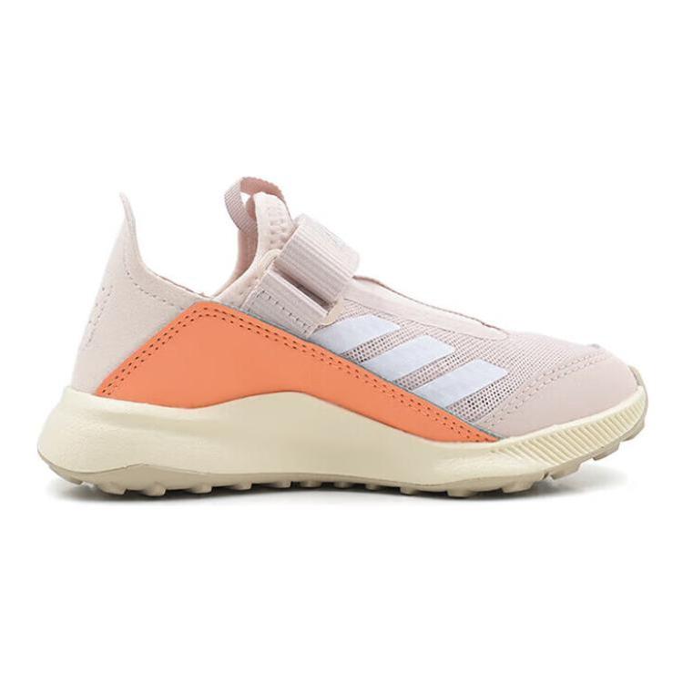 Adidas Terrex Comfortable Soft Durable Breathable Sweat-Absorbing Shock-Absorbing Low-Top Running Shoes Kids Running Shoes Pink Orange IE7627