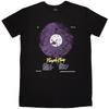 Prince Womens/Ladies Purple Rain Disc T-Shirt Dress
