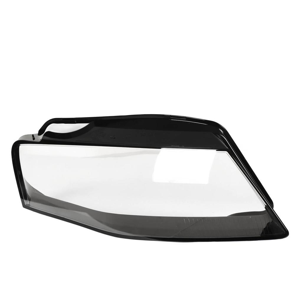 Headlight Headlamp Lens Cover UV Protection Clear Headlamp Lens Shell Replacement for A4 B8