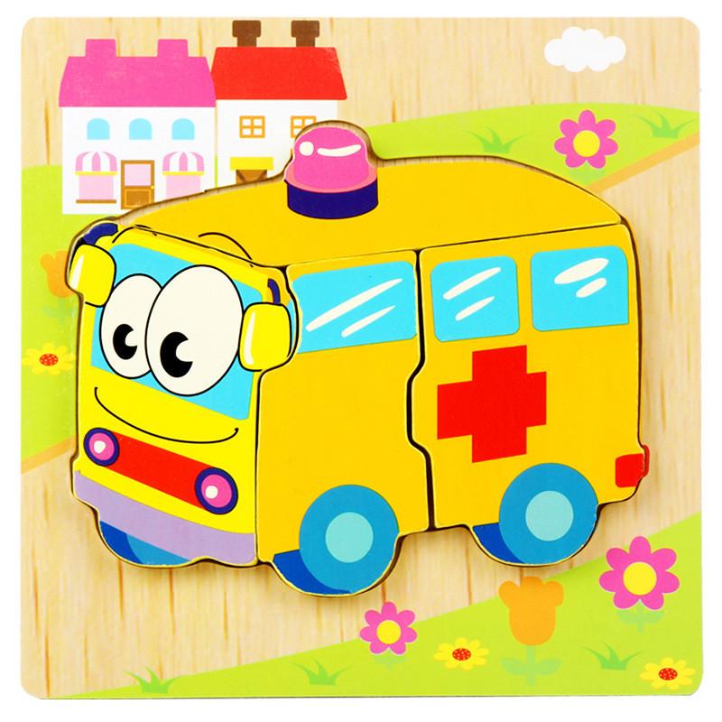 Childrens Wooden 3d Butterfly Puzzle Blocks With Handeye Coordination Development For Early Learning