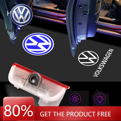 Voor VOLKSWAGEN VW 2 Stuks Auto Embleem Projectiel Lamp Deurverlichting Verlichting Decoratie Voor VW Golf Touareg Eos CC Passat Variant B8 Tou