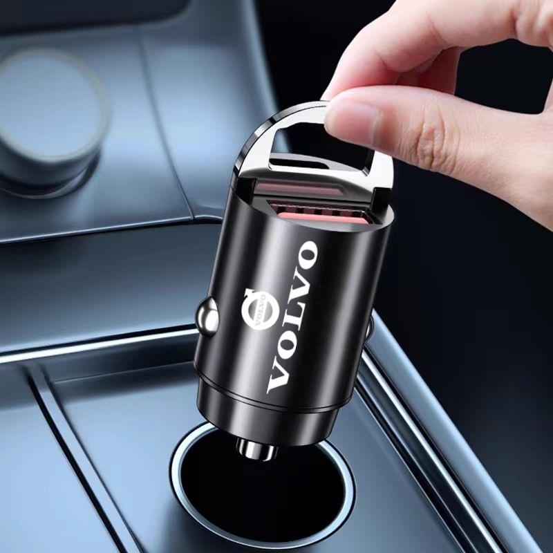 Car Charger USB Type-C Fast Charging Power Adapter For Volvo XC90 XC60 C30 T6 S60 C70 XC40 V40 XC70 V70 V60 V50 S80 S40 V90 S90