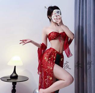 Sexy sexy underwear antique Hanfu large size pure desire belly pocket temptation passion court style classical new suit women