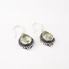 Green Amethyst Gemstone 925 Sterling Silver Jewelry Drop/Dangle Earrings For Her EE-164-14