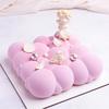 1/6 Cells Silicone Cake Mold Auspicious Clouds Bubble Mousse Moulds Non-Stick Dessert Baking Bakeware Pastry Decorating Tools