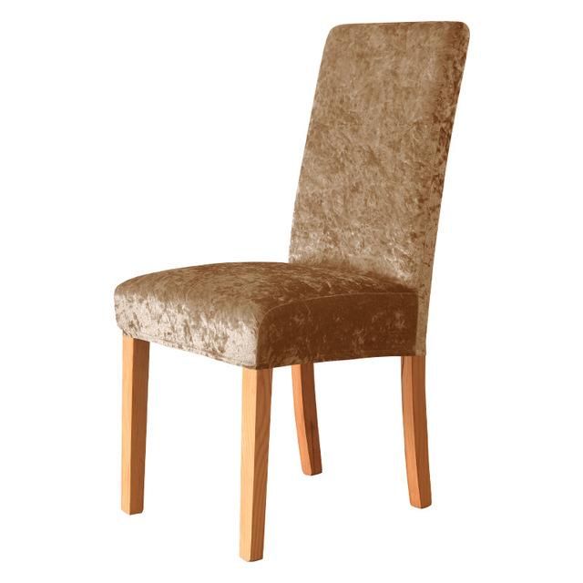 Shiny Fabric Chair Cover Used For Dining Room Kitchen Wedding Banquet Event Spandex Elasticized Chair Covers Exquisite New Home Decor Seat Case