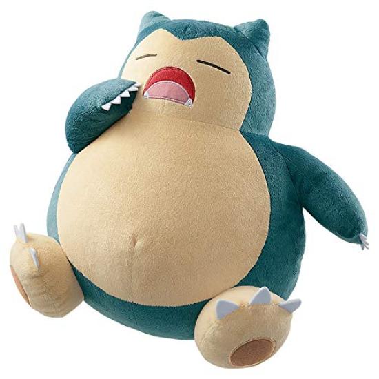 Banpresto I LOVE KABIGON Плюшевая игрушка большого размера - Снорлакс (1 тип, ок.. 35см)