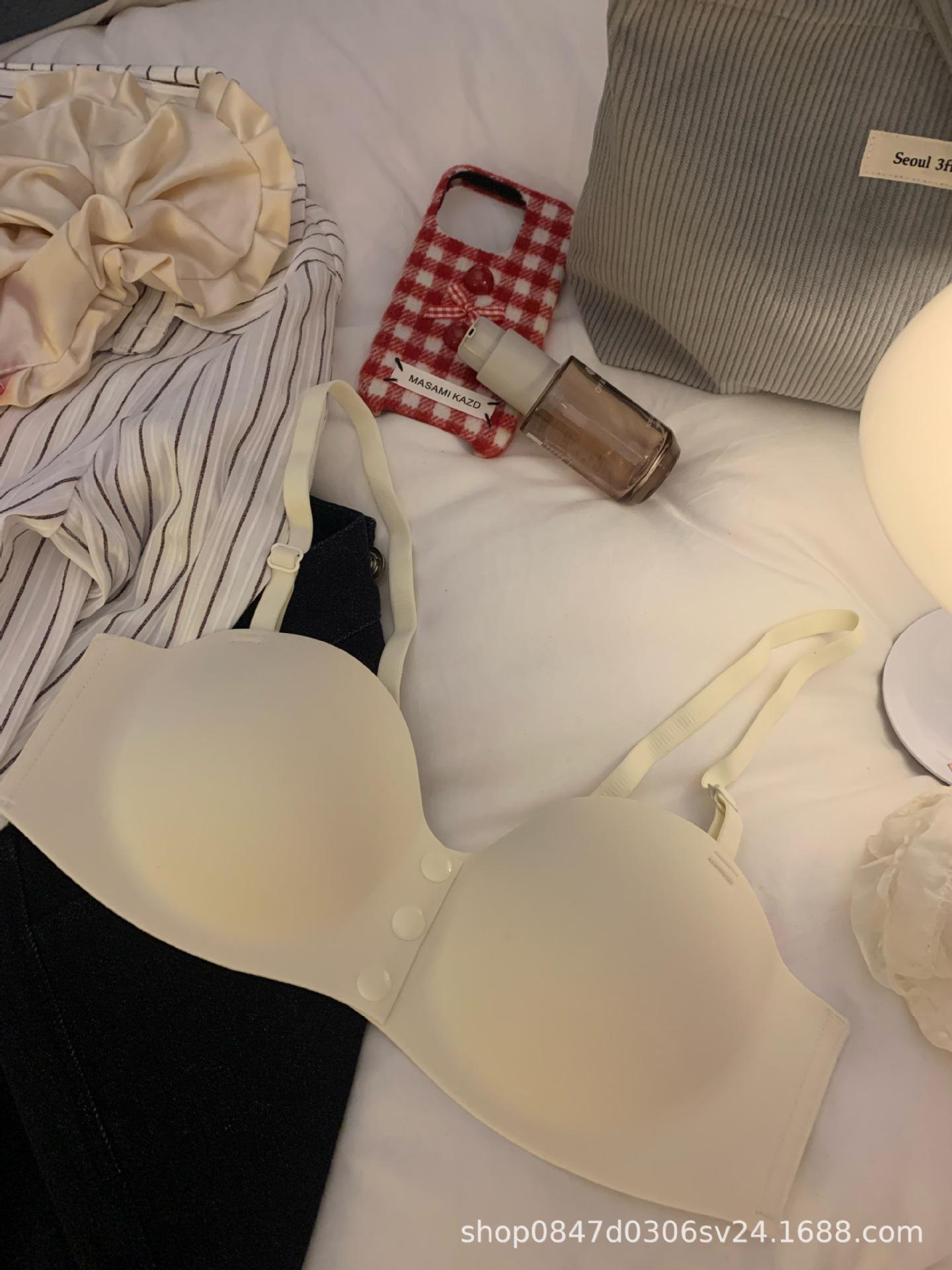 Front buckle underwear women s small breasts gather without steel rings, thin summer models are comfortable and anti-sagging, and new models h 32/70AB