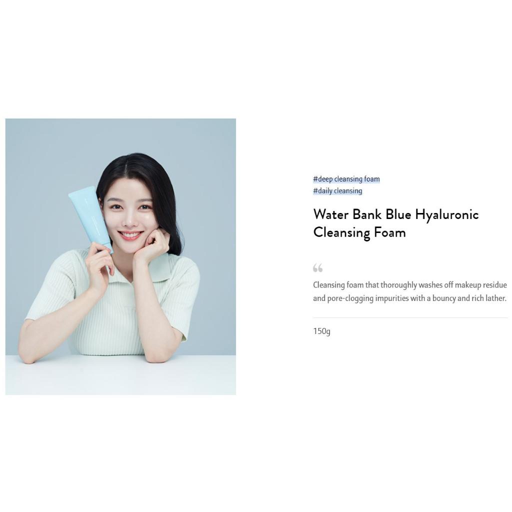 LANEIGE Water Bank Blue Hyaluronic Cleansing Spuma 150g