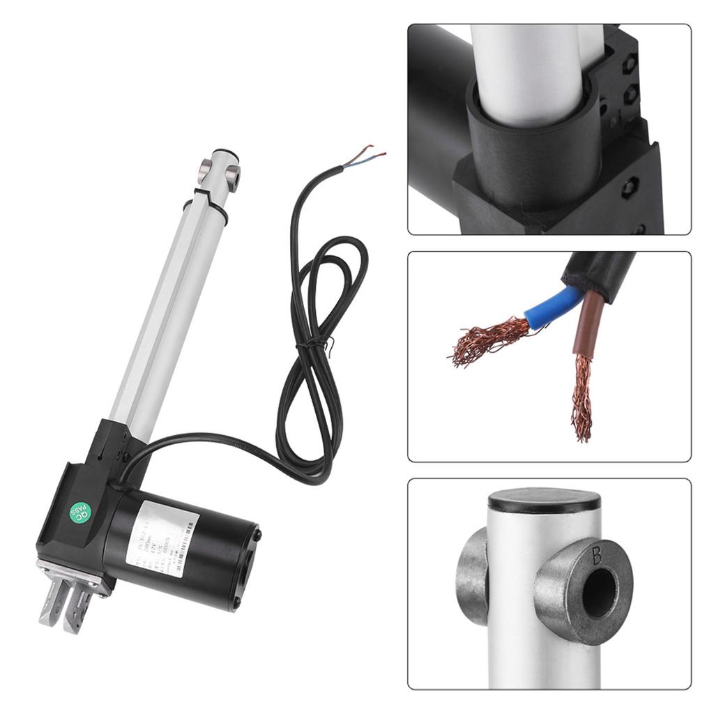 12V Linear Actuator 6000N Maximum Lift Stroke Electric Motor for Auto Car 12 Volt Linear Actuator Heavy Duty Linear Actuator