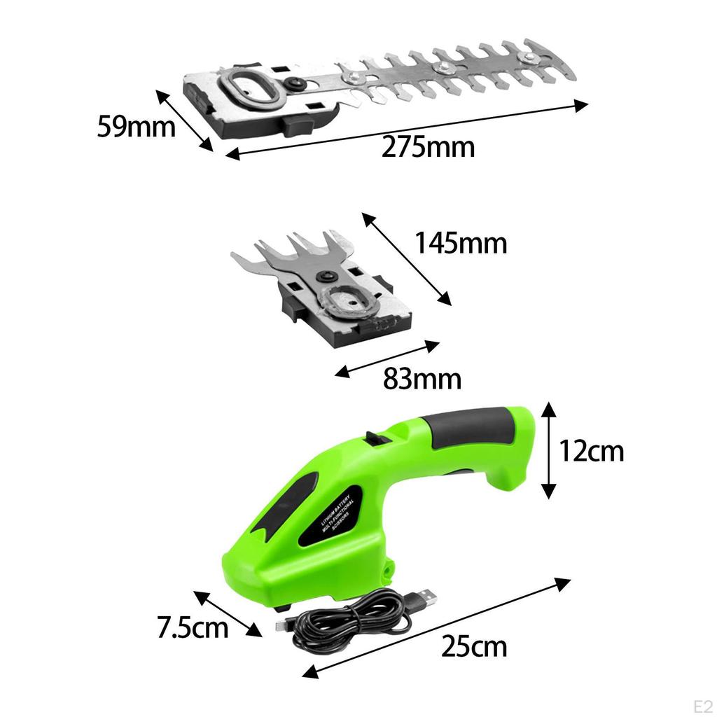 Garden Pruning Shears Handheld Grass Hedge Clippers for Lawn Trimming