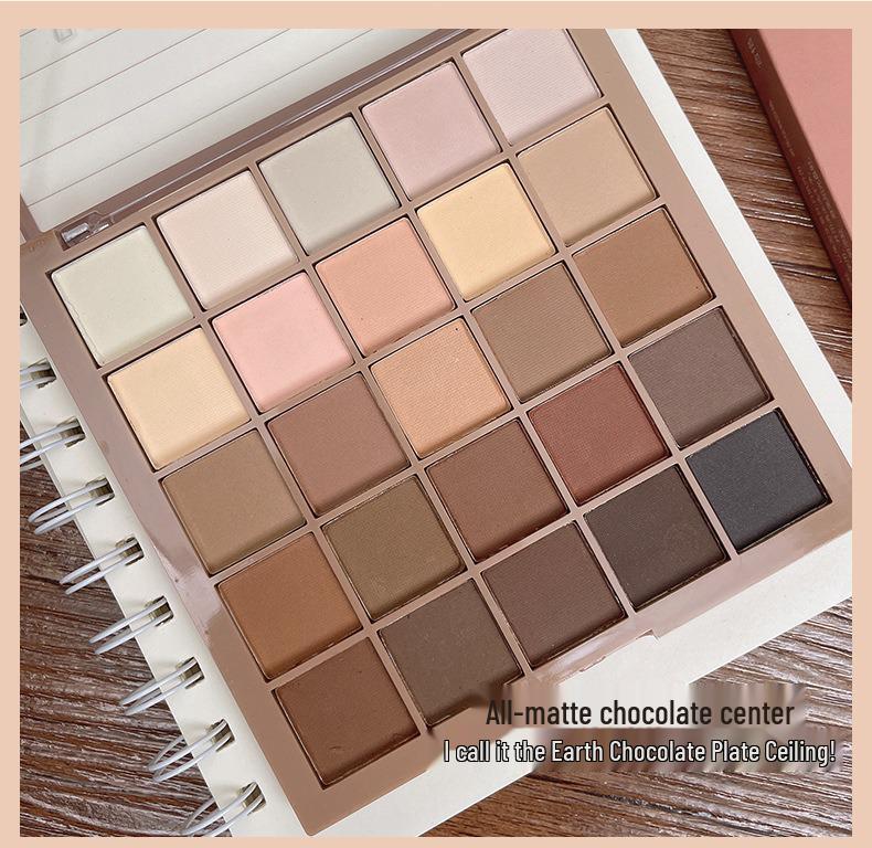 Kappell 25 Colors Lucky Eyeshadow Palette - Multi-Use Shimmer & Matte, Earth Tones, Waterproof & Long-Lasting.