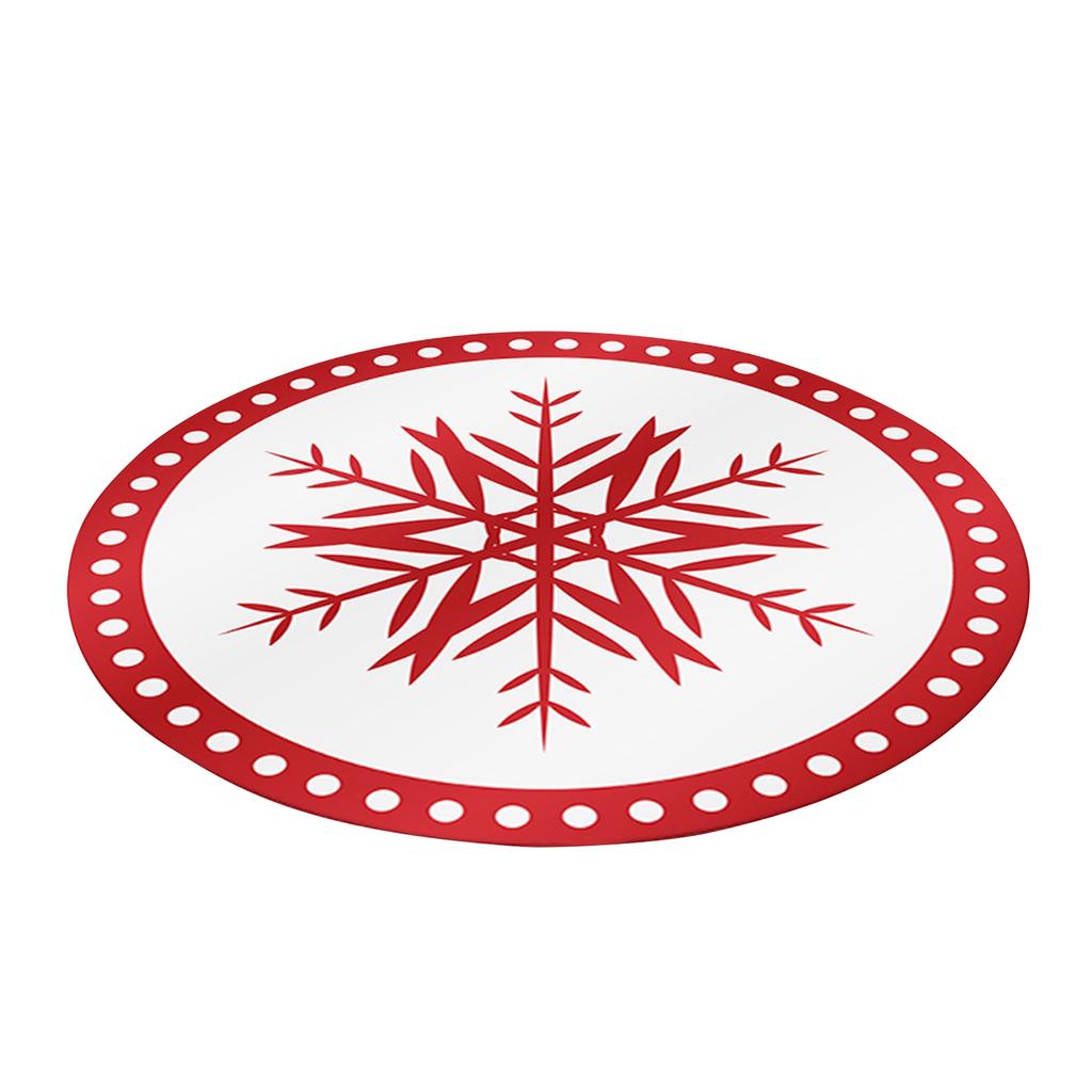 Christmas Carpet, Merry Christmas, Home Carpet, Round Carpet Home Holiday Decoration Christmas Crystal Velvet Living Room Carpet