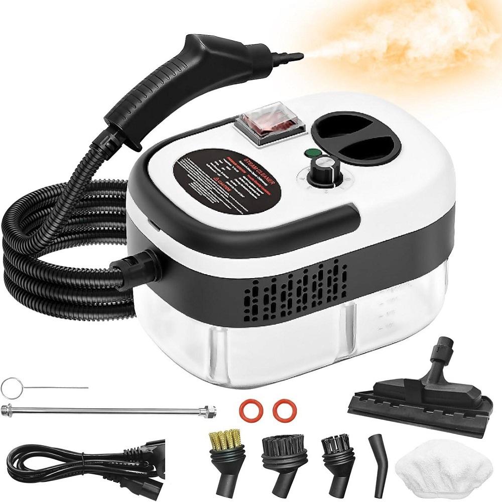 Pulitori a Vapore Portatili ad Alta e Temperatura 2500W Condizionatore Cappa da Cucina Macchina per la Pulizia a Vapore per Auto Pavimento e Altro Pulizia